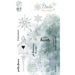 Tampons transparents 'HA PI...