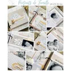 Kit Mini Album : Portraits...