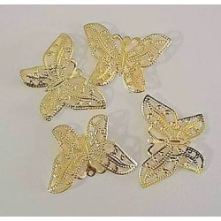 Papillon métal 3D OR (à...